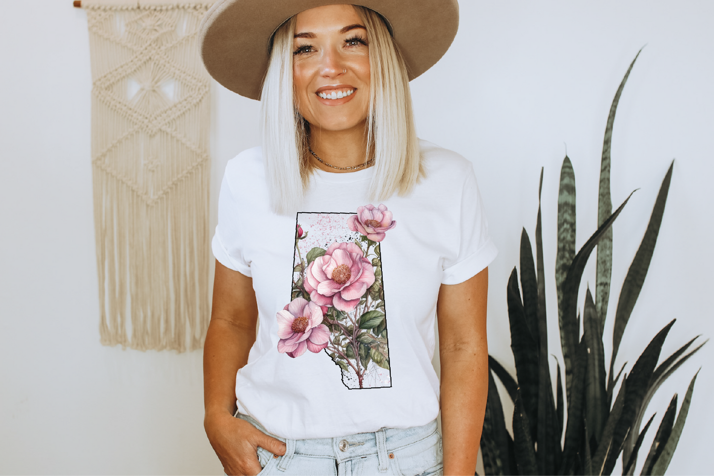 Wild Rose Province Shirt - White