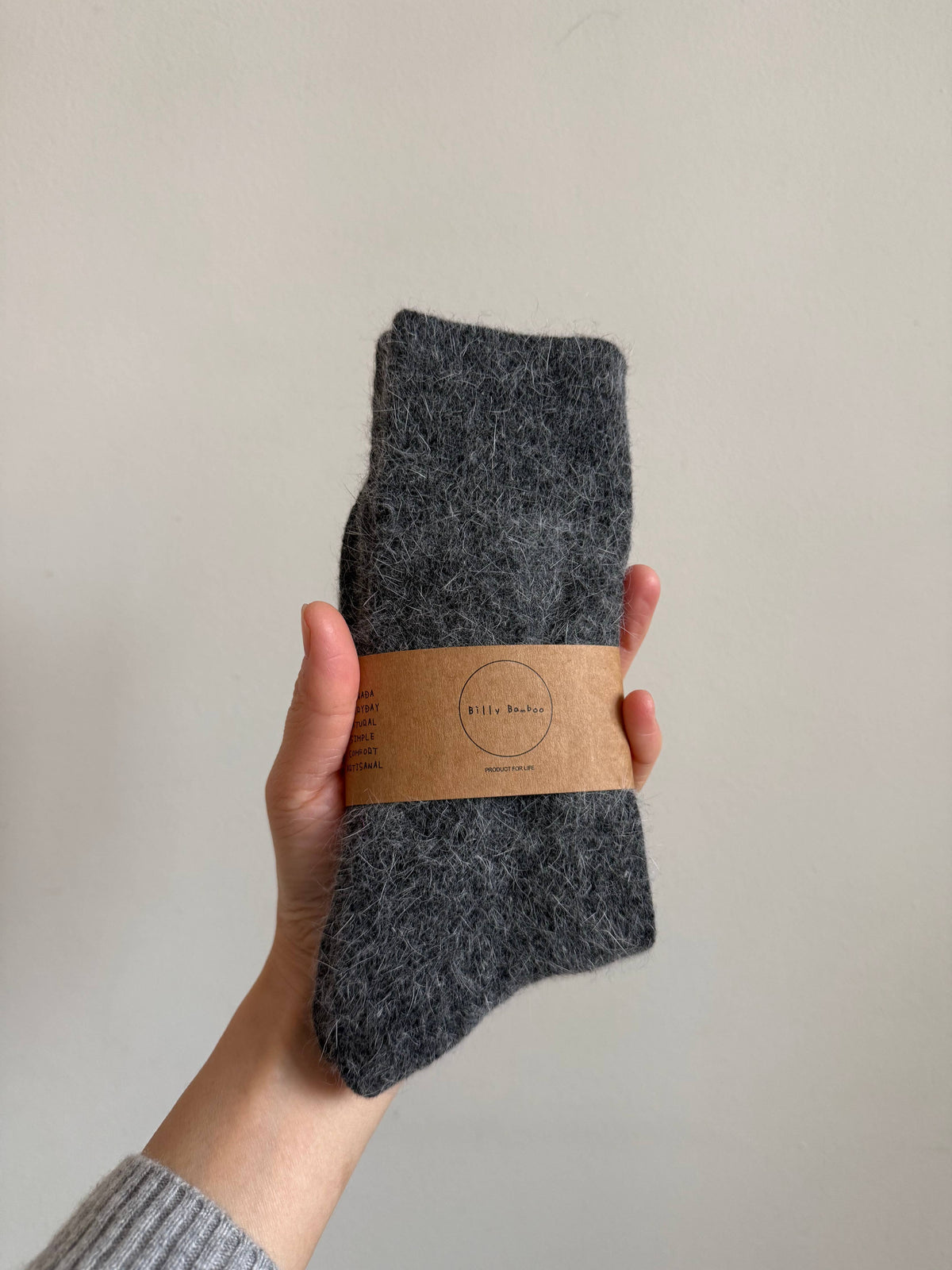 Fluffy Angora Socks