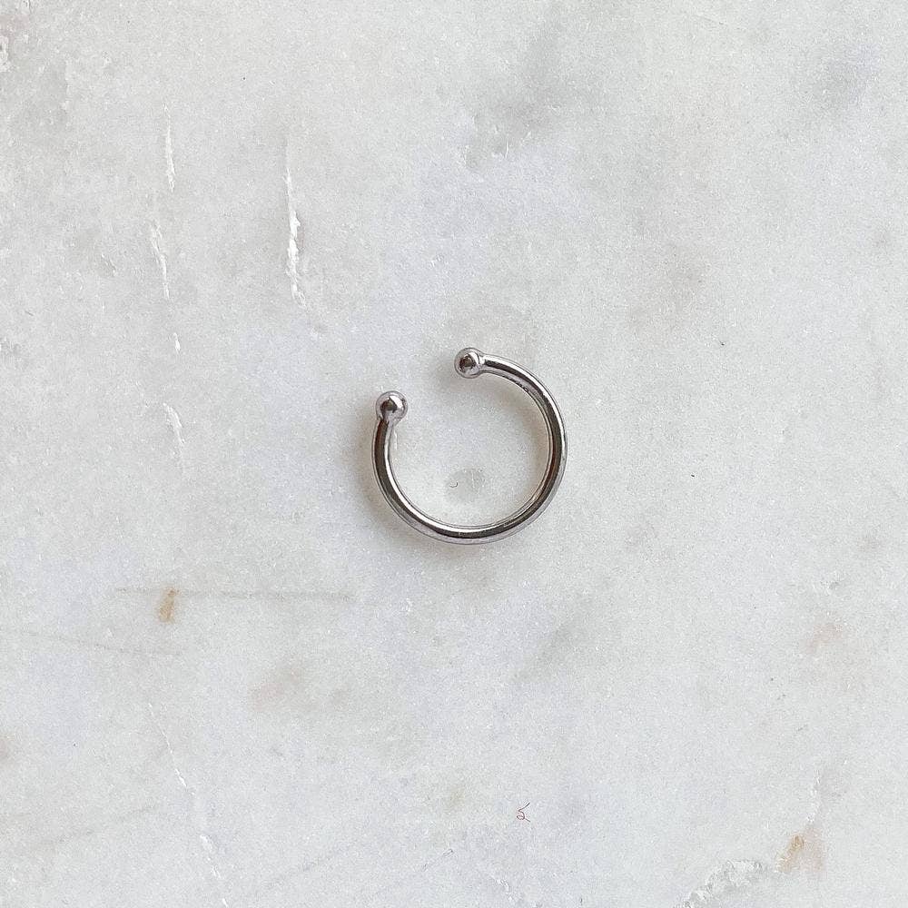 Ear Cuff Basic Silver