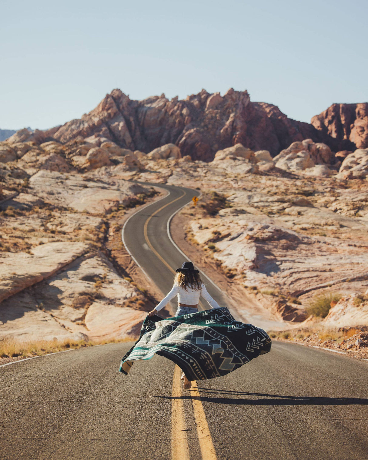 Tree Line Queen Blanket - Balsam Fir