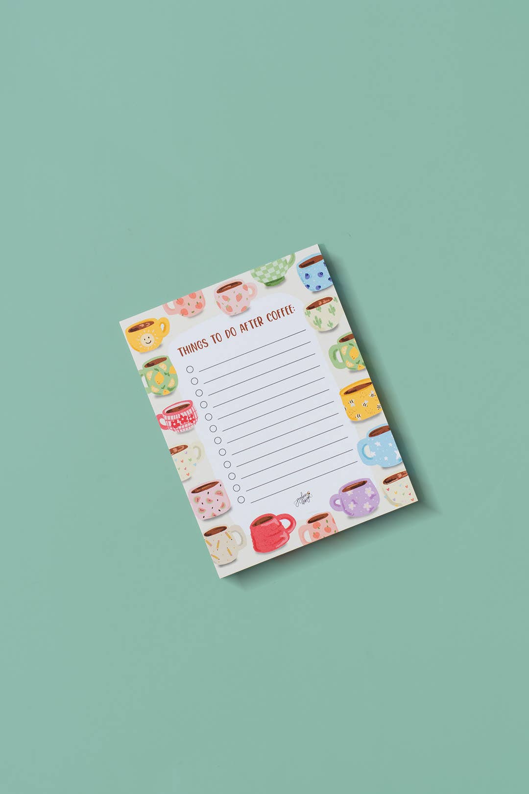 Things To Do After Coffee - Notepad