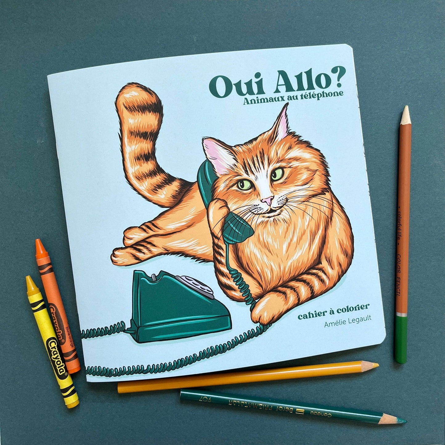 Hello Dear? - Coloring Book / Animals on the phone