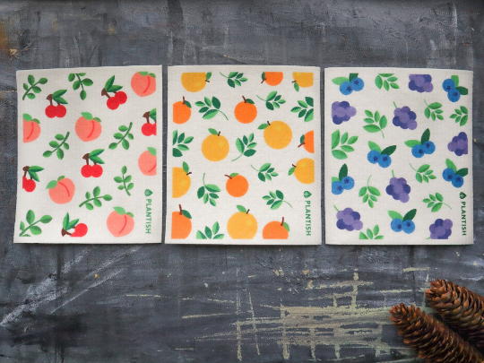 Blueberry - Swedish Sponge Cloth