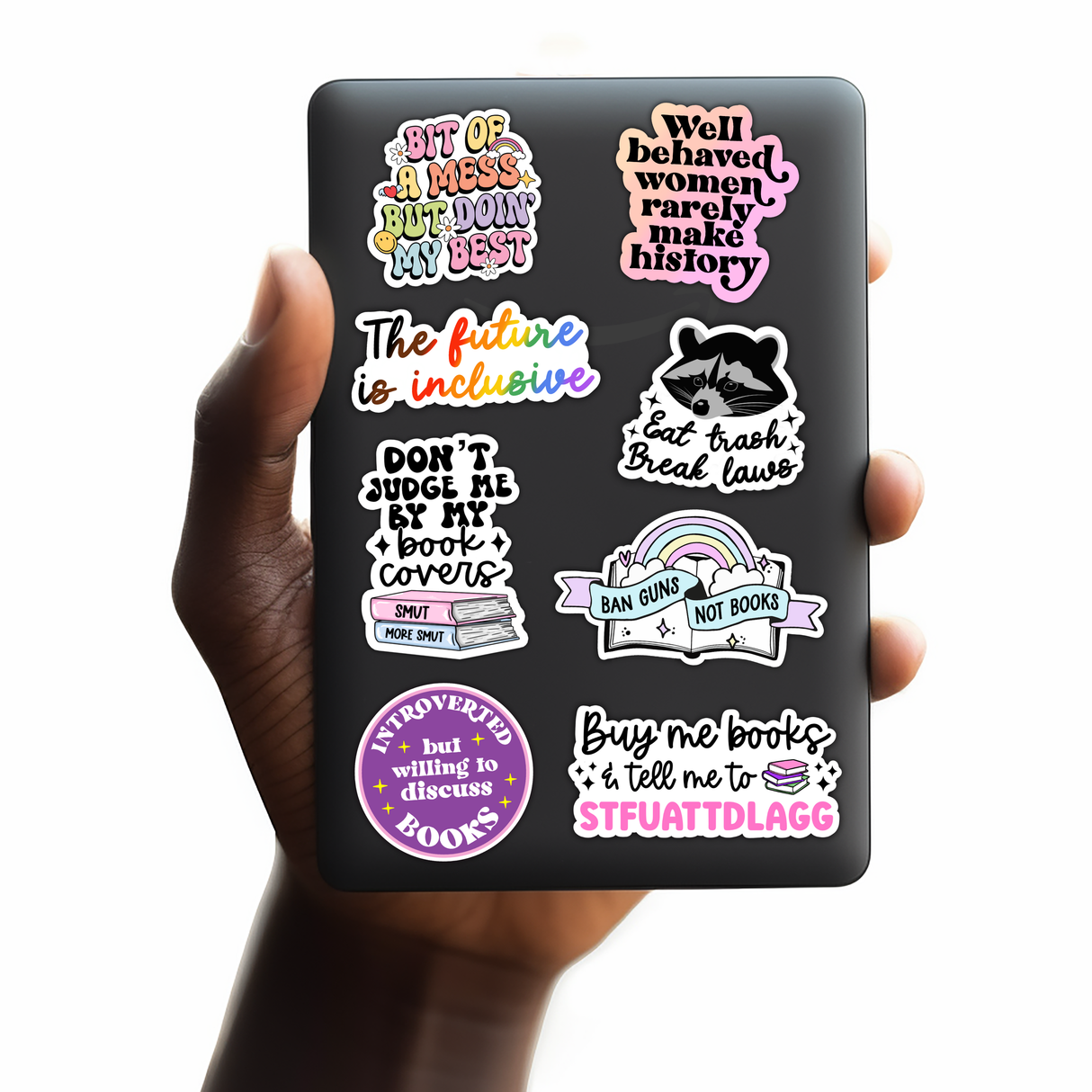 "Judging you Silently" - Funny Cat Sticker