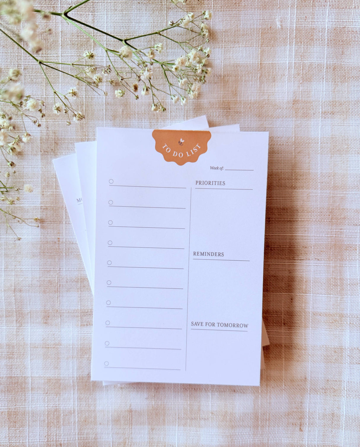 To Do List Planner Notepad | Minimalist To Do List