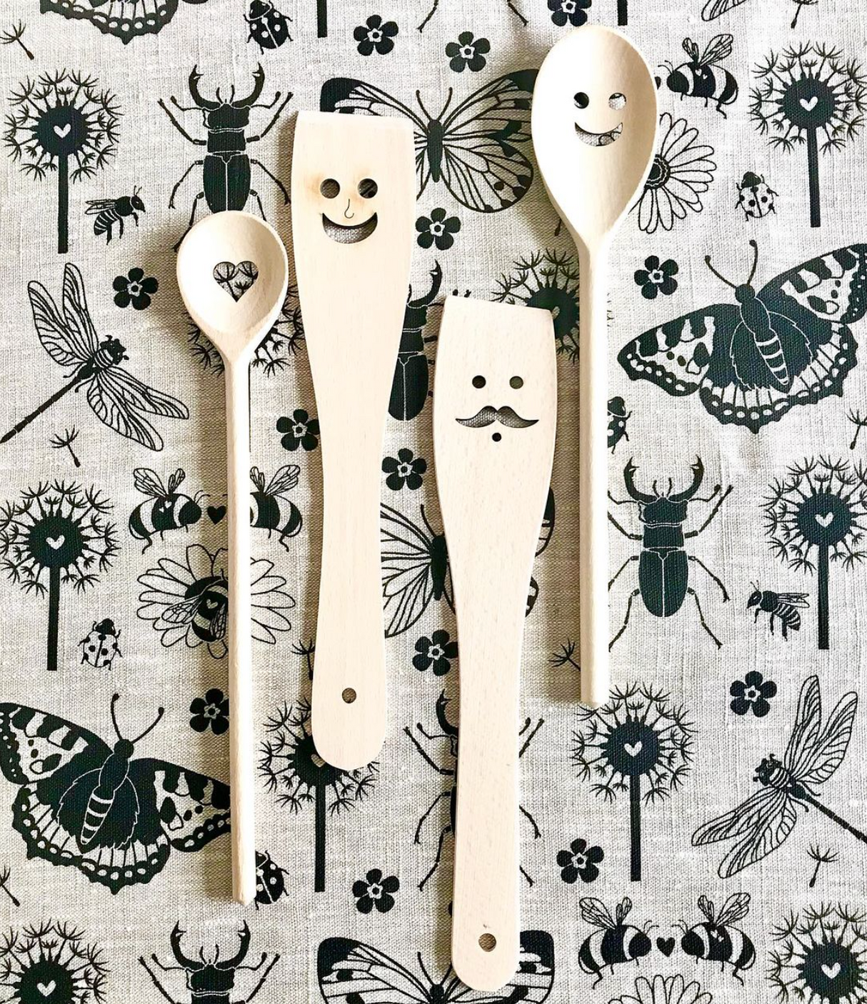 Wooden Happy Spoon