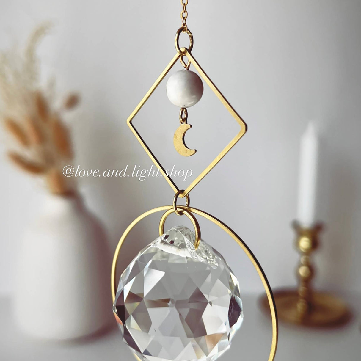 POLARIS Howlite Celestial Suncatcher