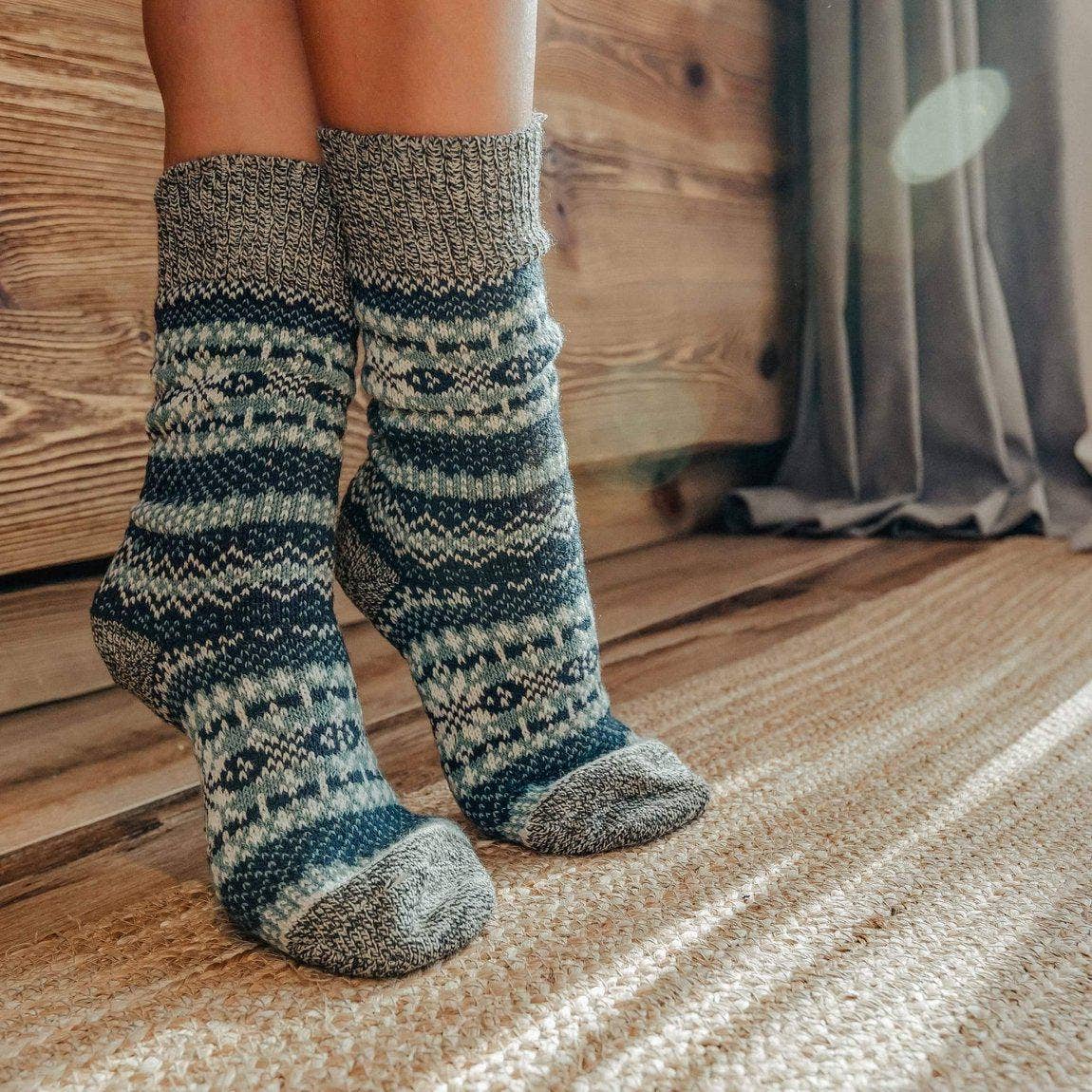 Nordic Socks Soft COZY™ Warm (Asenka - Teal) - Unisex