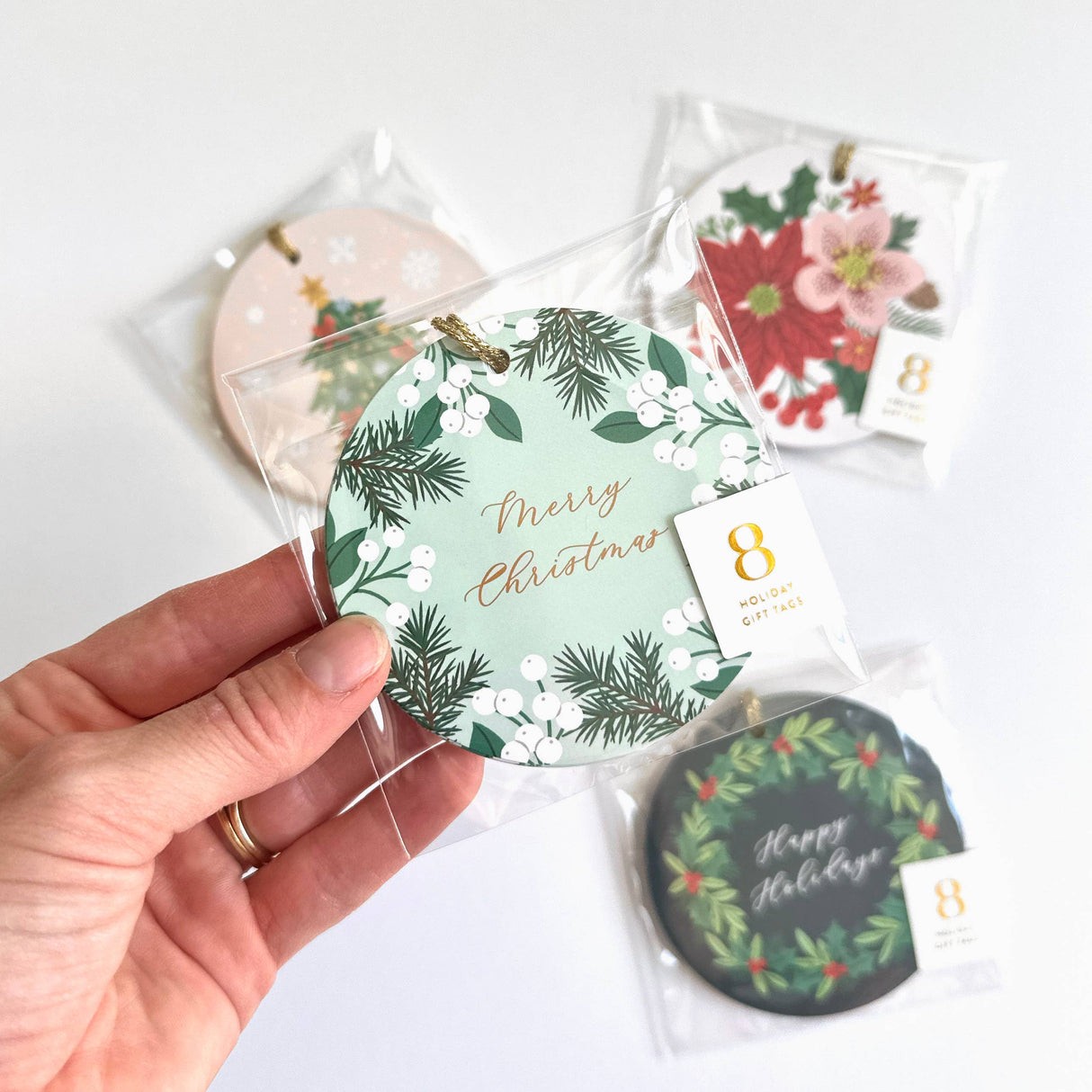 Snowberries Gift Tags | Set of 8