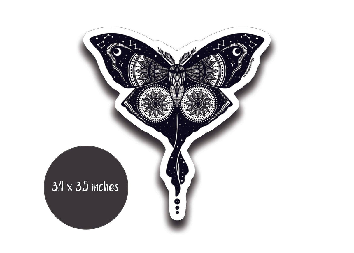 Luna Moth Sticker