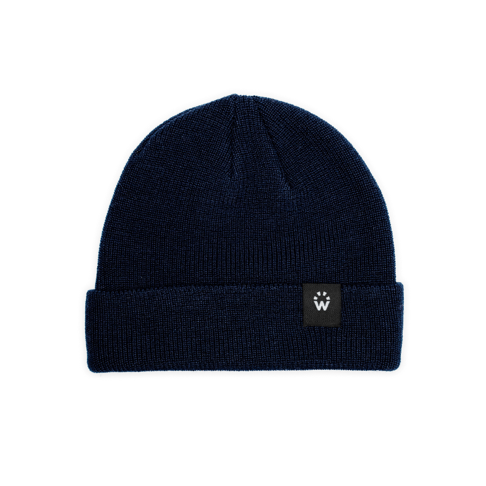 Made in Canada Merino Wool Blend Double Knit Beanie Hat