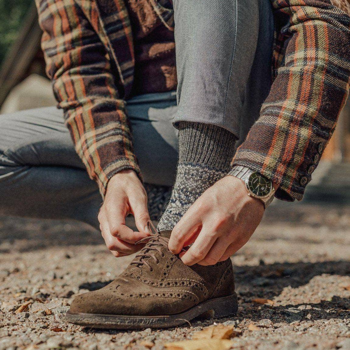 Nordic Socks Merino Wool - Sigrid - Charcoal