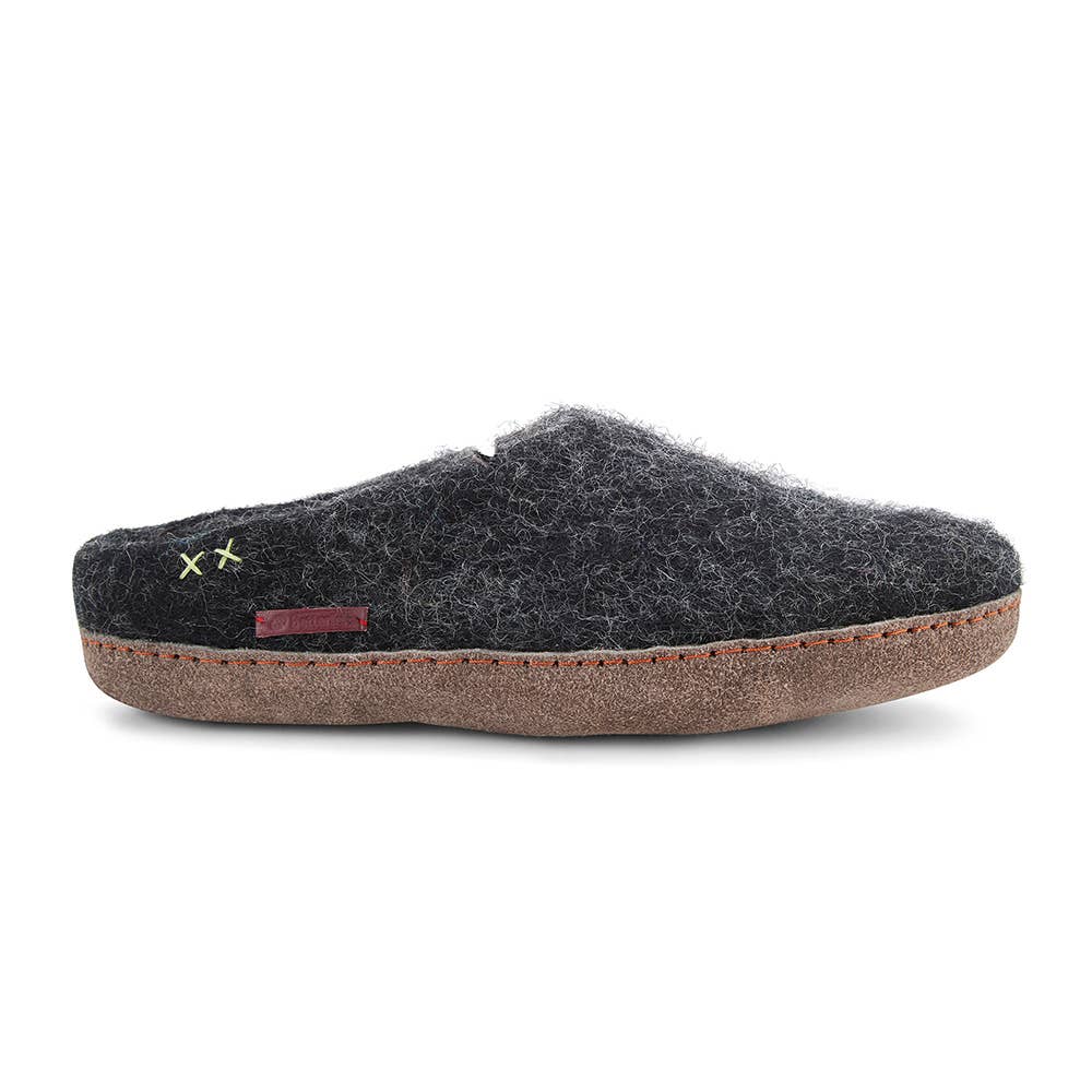 Classic Wool Slipper - Black