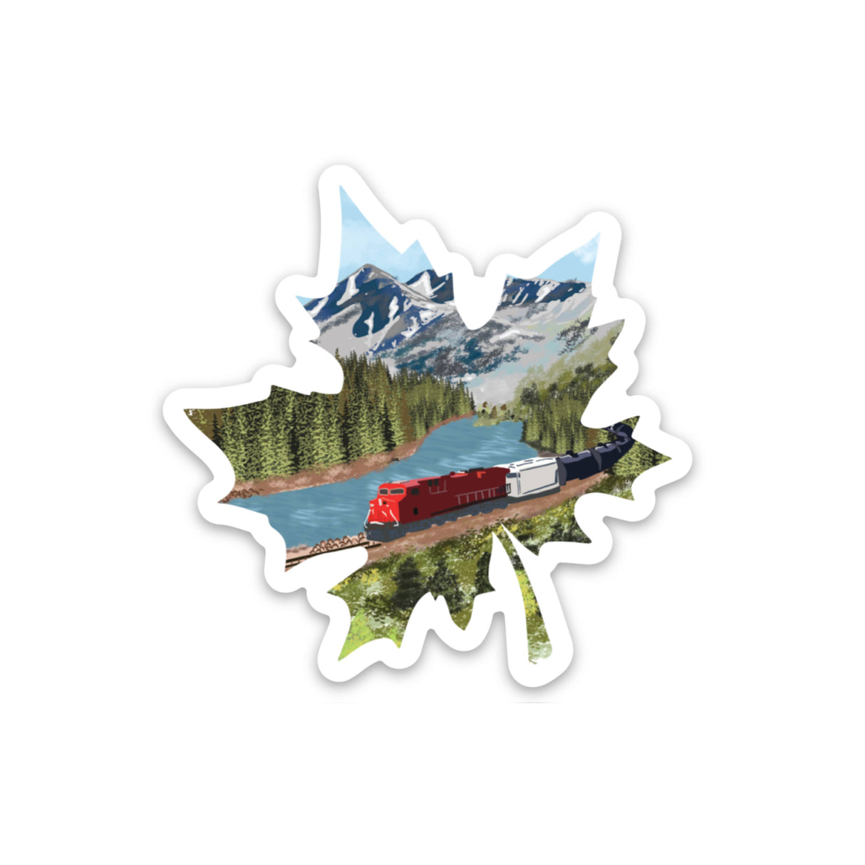 Rocky Mountain Matte Vinyl Sticker