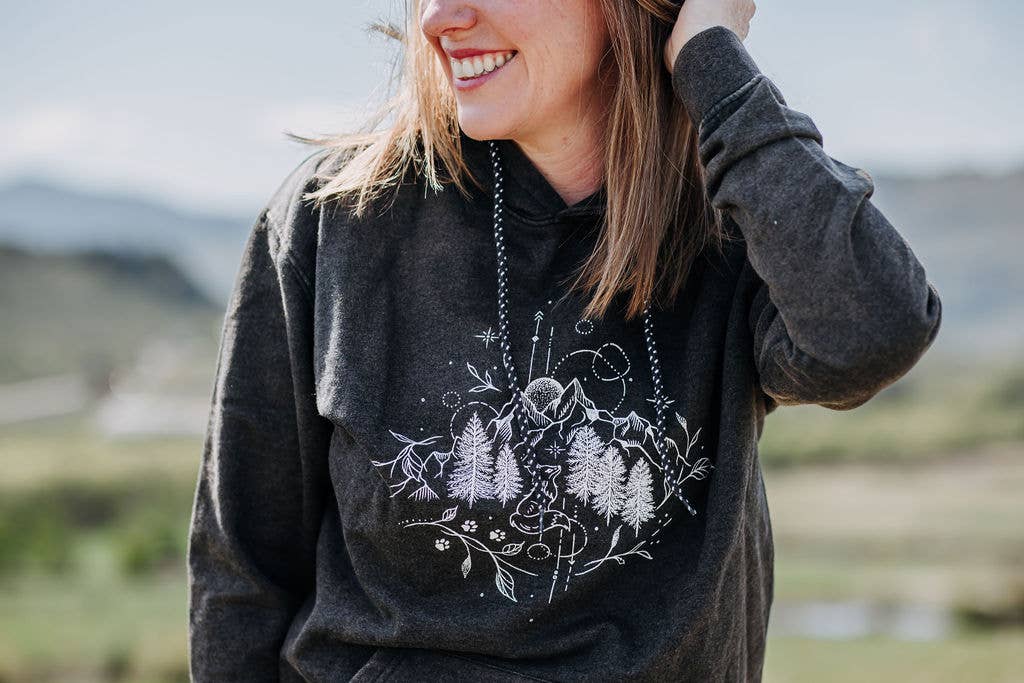 Fox and Mountain Hoodie