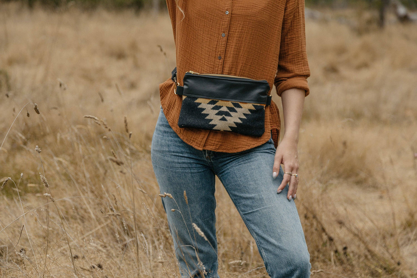 Handmade Leather Belt Bags - Rancho Arroyo Collection: SMALL