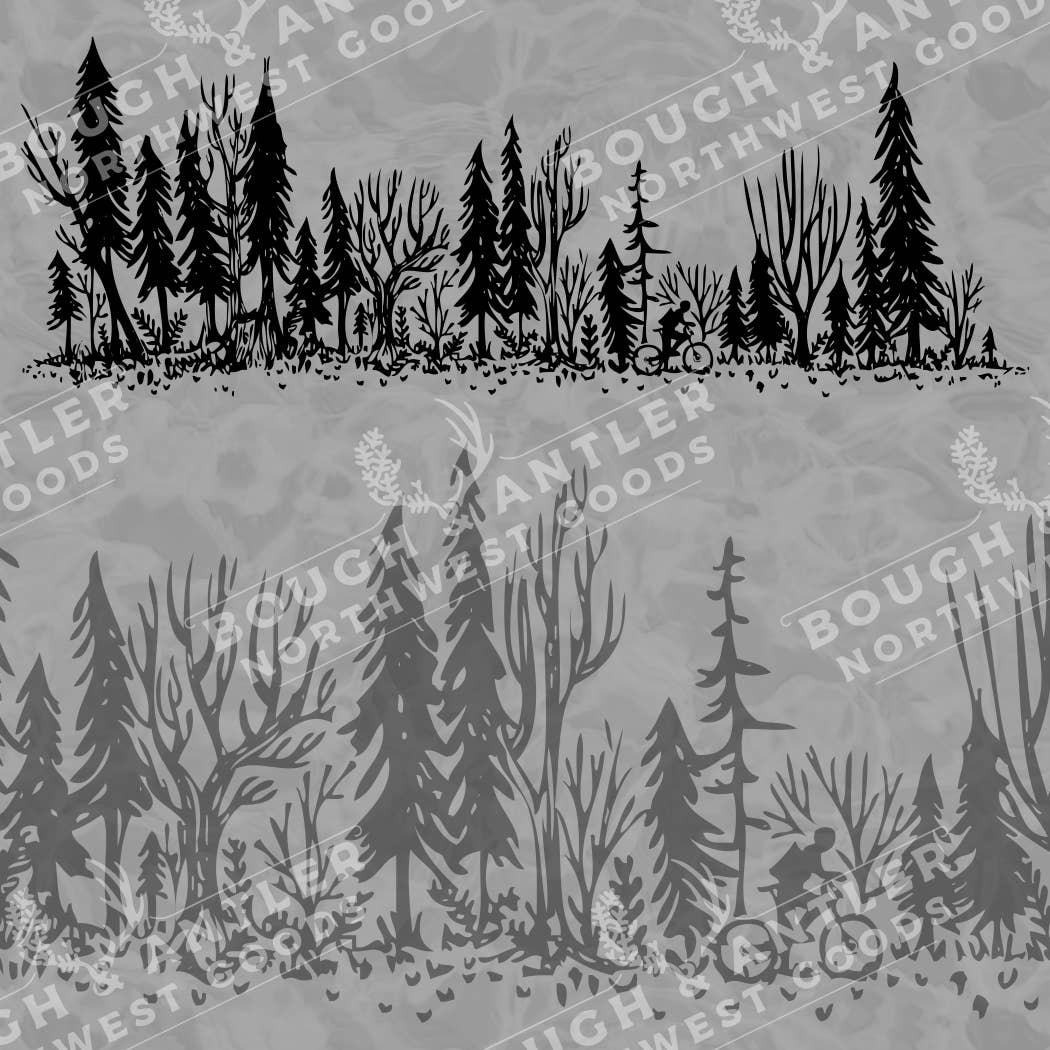 Unisex T-shirt: Mountain Bike & Trees