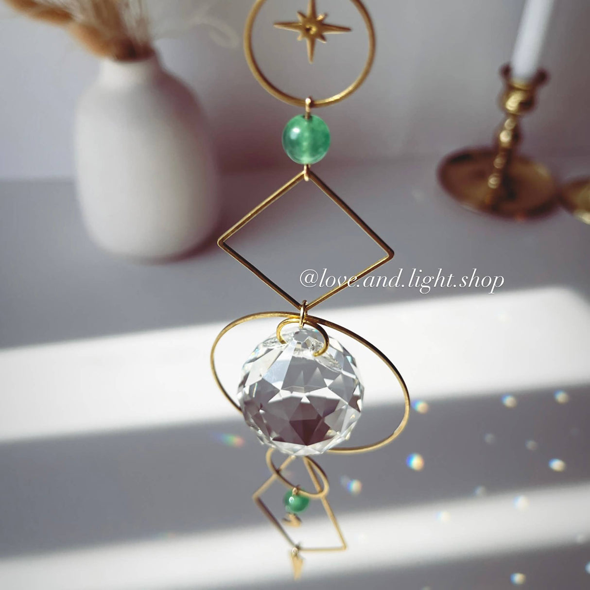 PHOEBE Aventurine Celestial Suncatcher