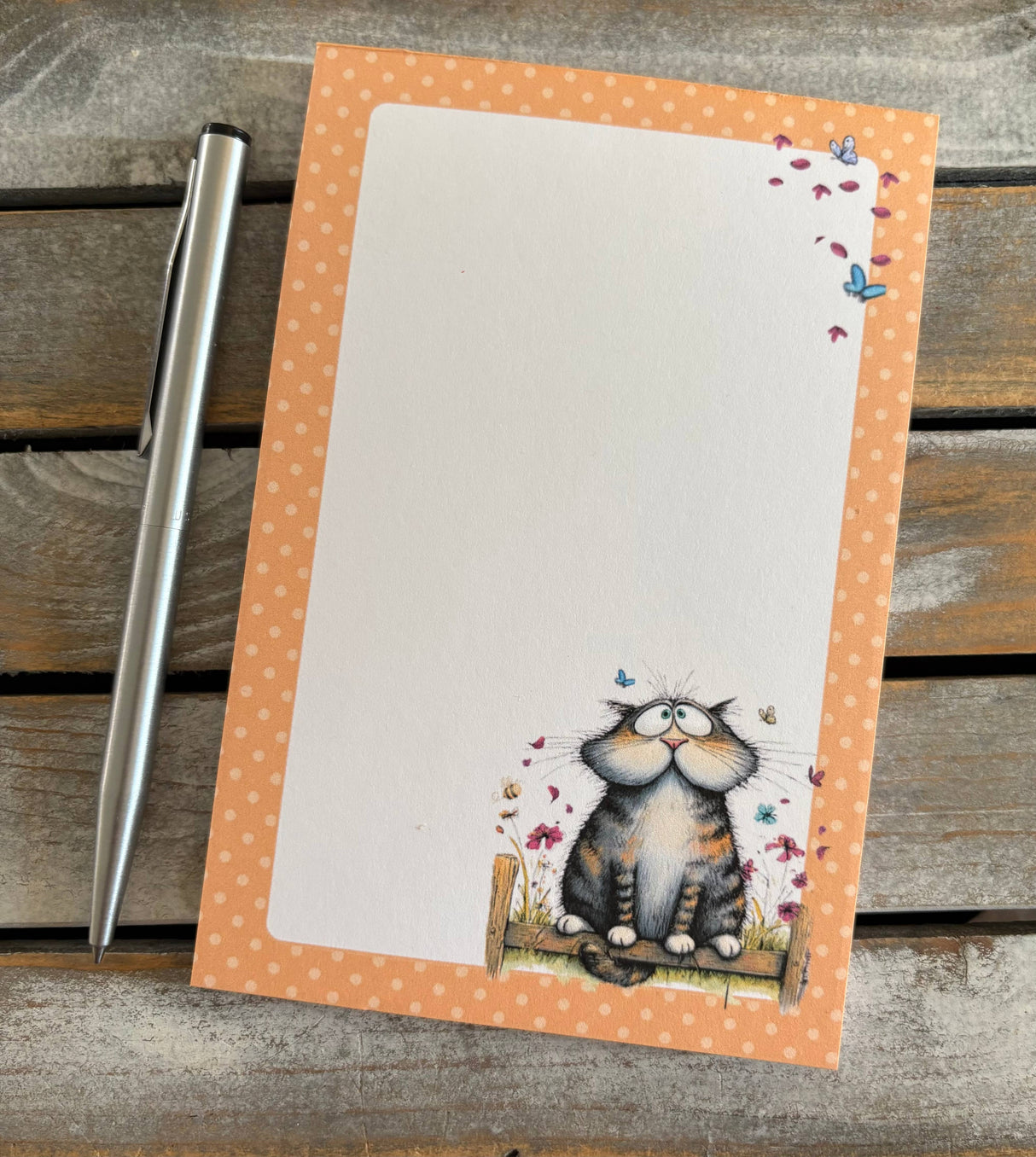 Quirky Cat Notebook - 4x6” - 50 sheets