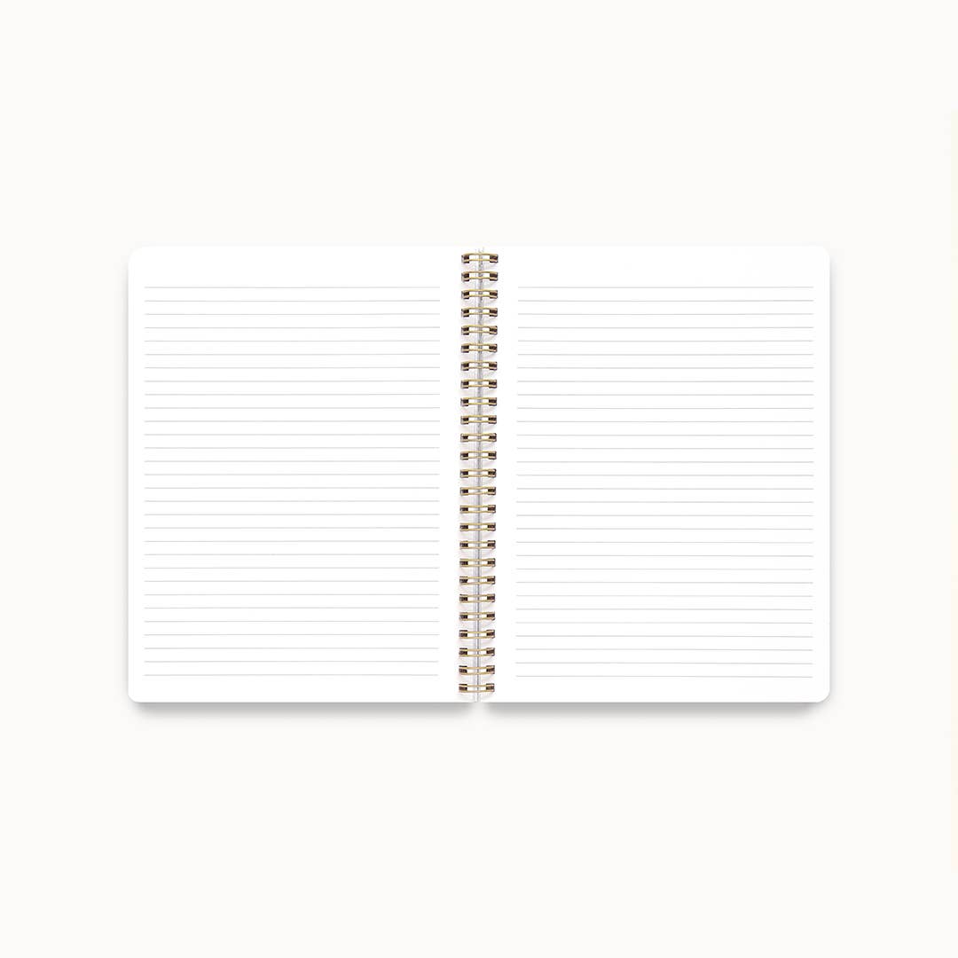 Spiral Notebook - Summer Floral / Dogs