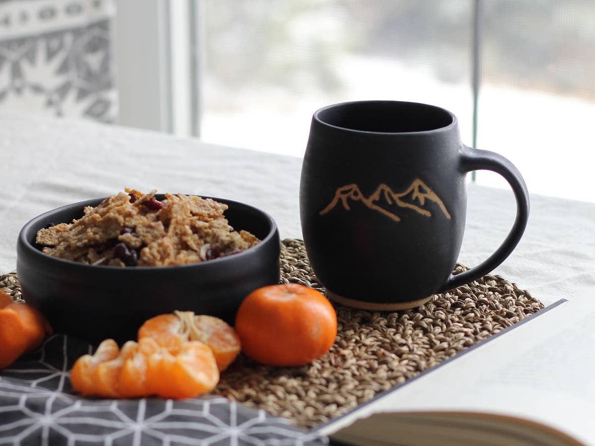 Mountain Peaks Mug Handmade Ceramic