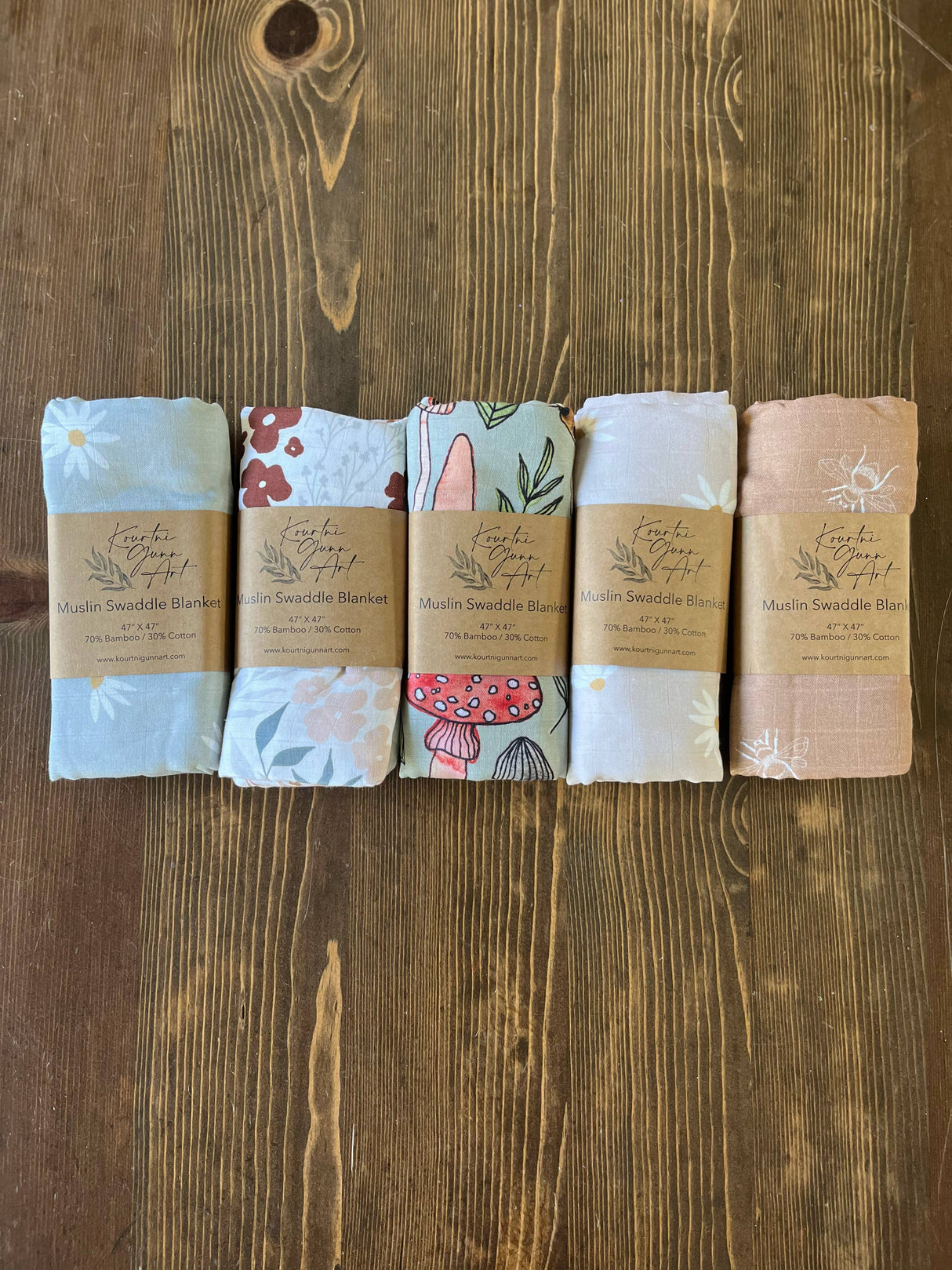 Mushroom Baby Blanket