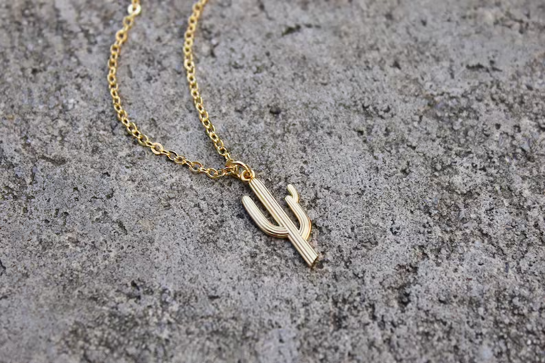 Saguaro Cactus Necklace