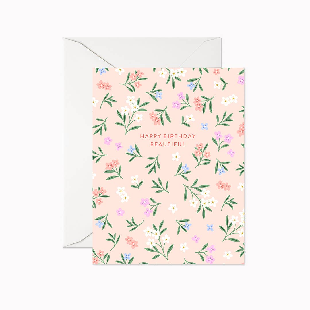 Happy Birthday Beautiful | Greeting Card