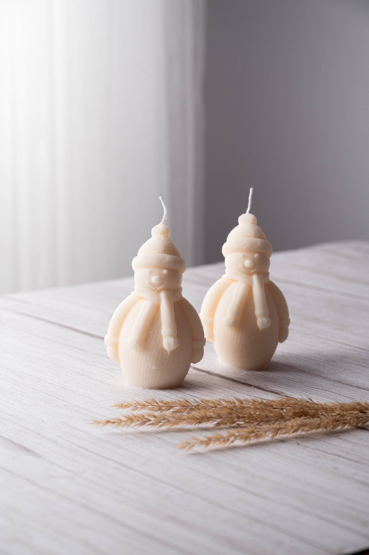 Snowman Candle: Holiday Spice