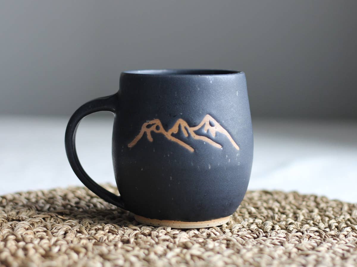 Mountain Peaks Mug Handmade Ceramic