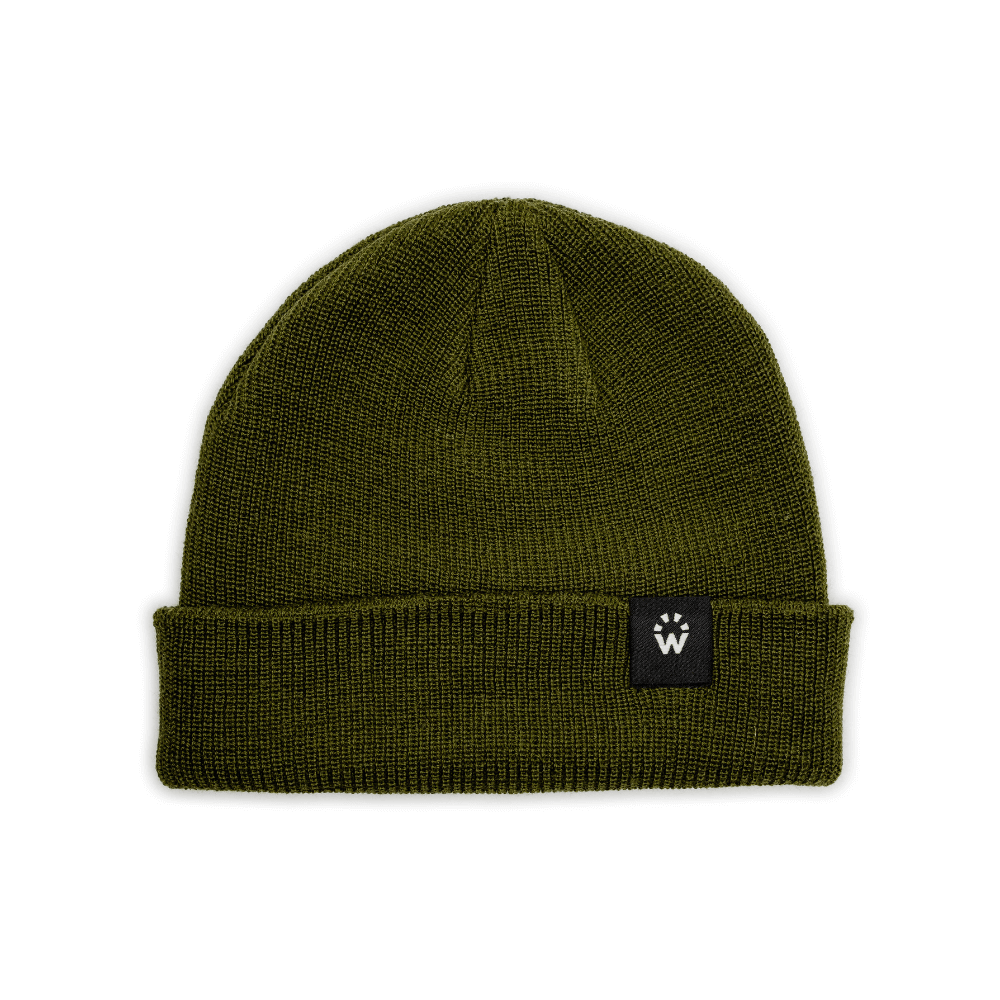 Made in Canada Merino Wool Blend Double Knit Beanie Hat