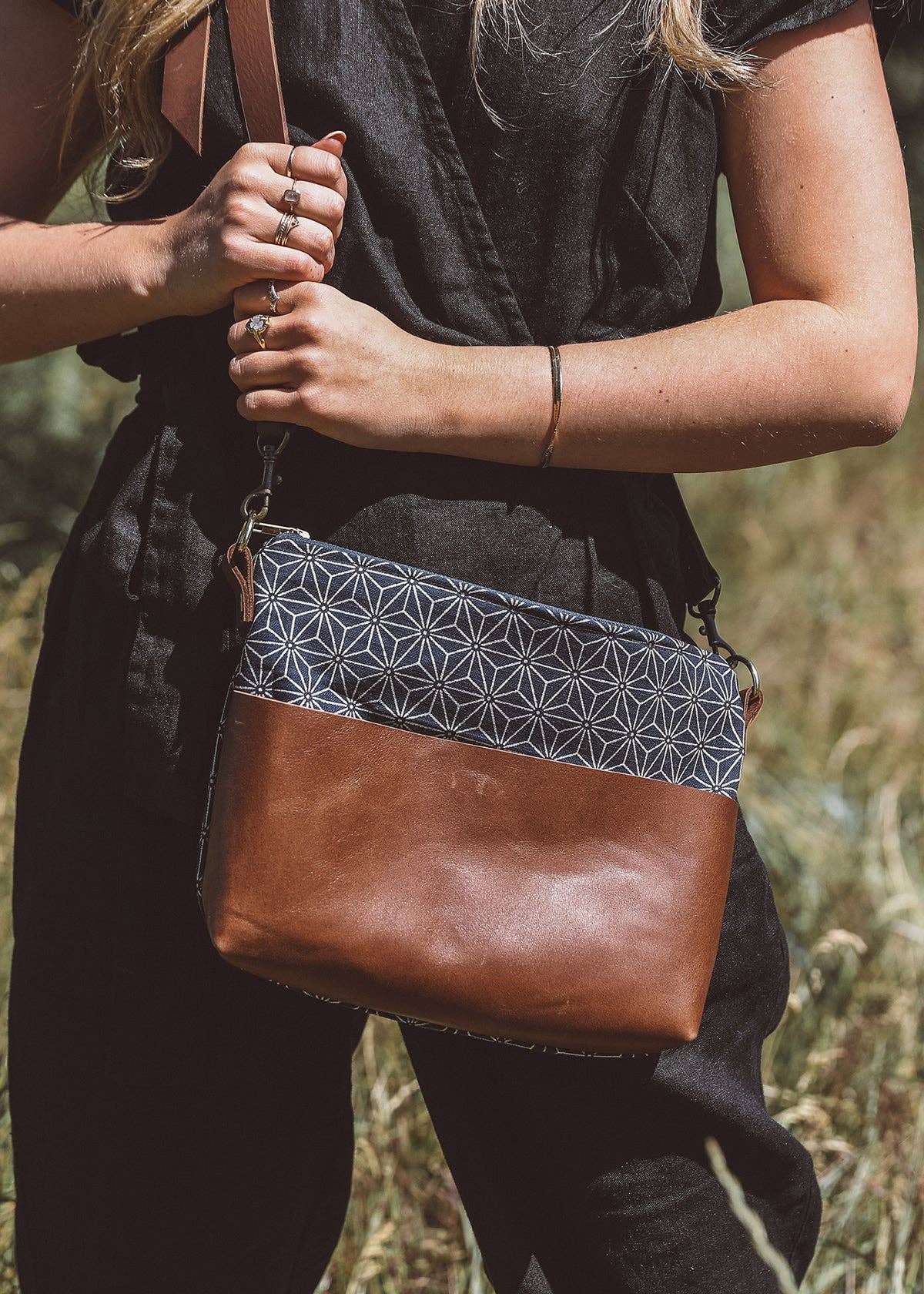 Brooklyn Mini Crossbody | Geometric