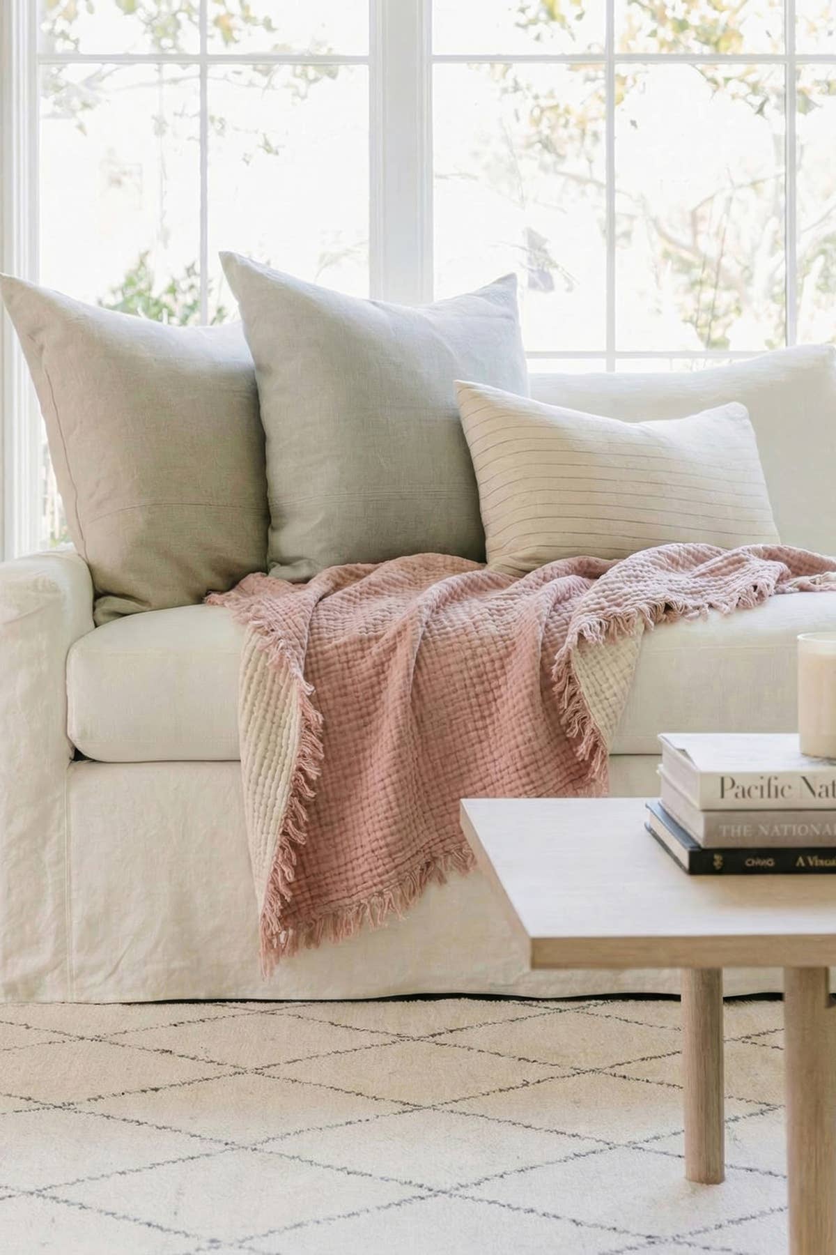 4 Layer Muslin Cotton Throw Blanket: Cinnamon