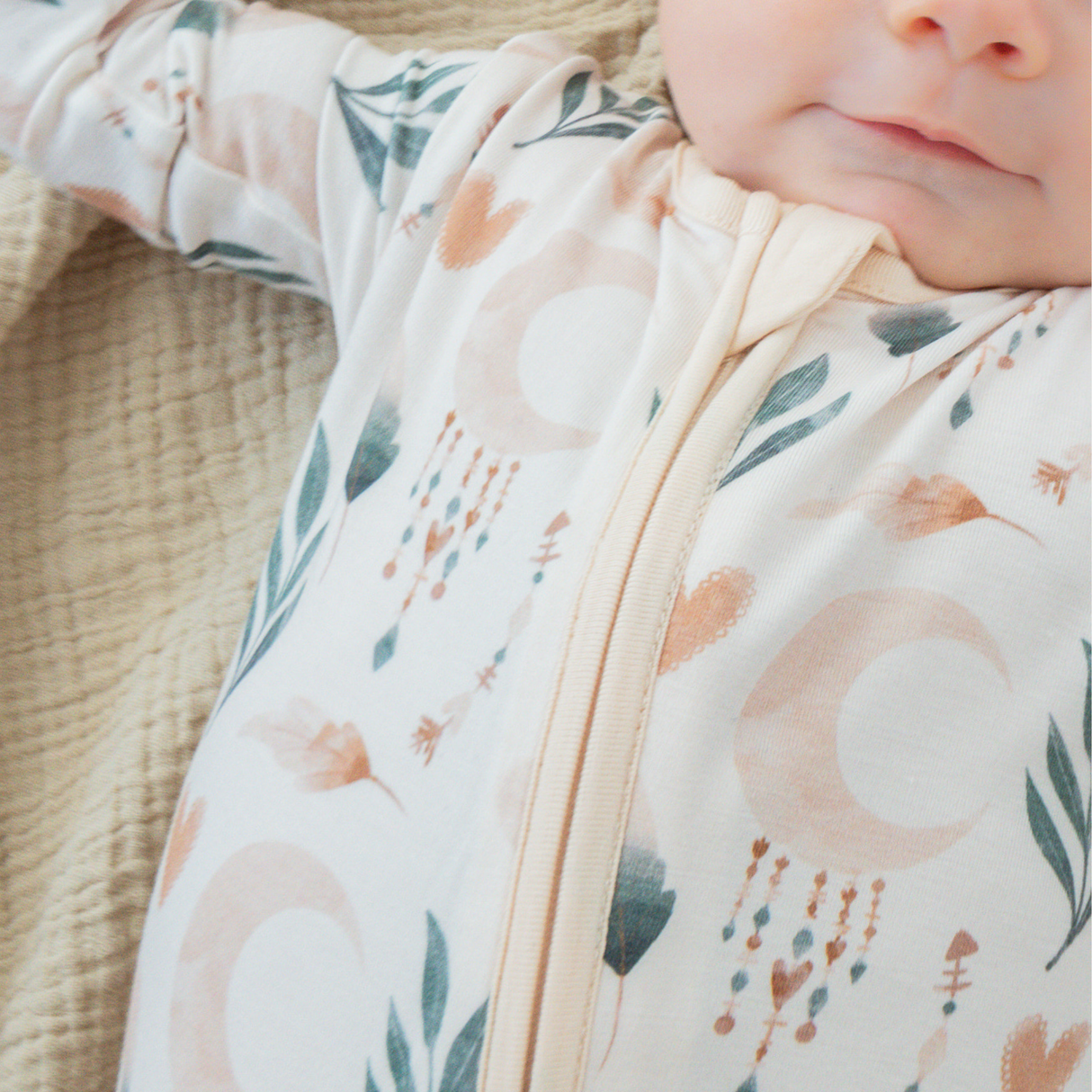 Moonlit Meadow Bamboo Baby Sleeper