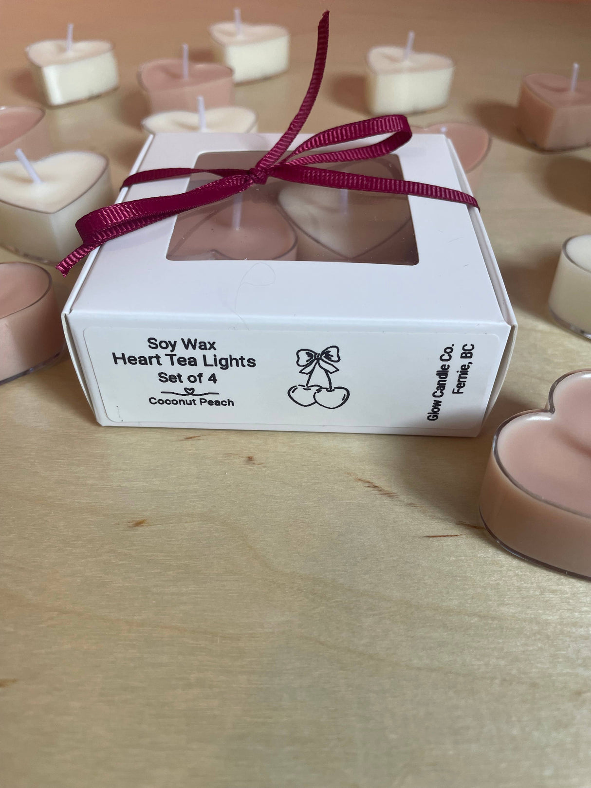 Valentine's Tealights- Box of 4