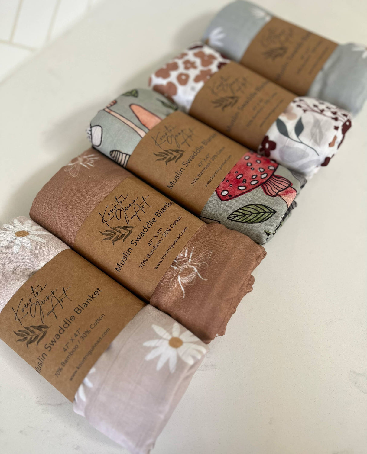 Mushroom Baby Blanket