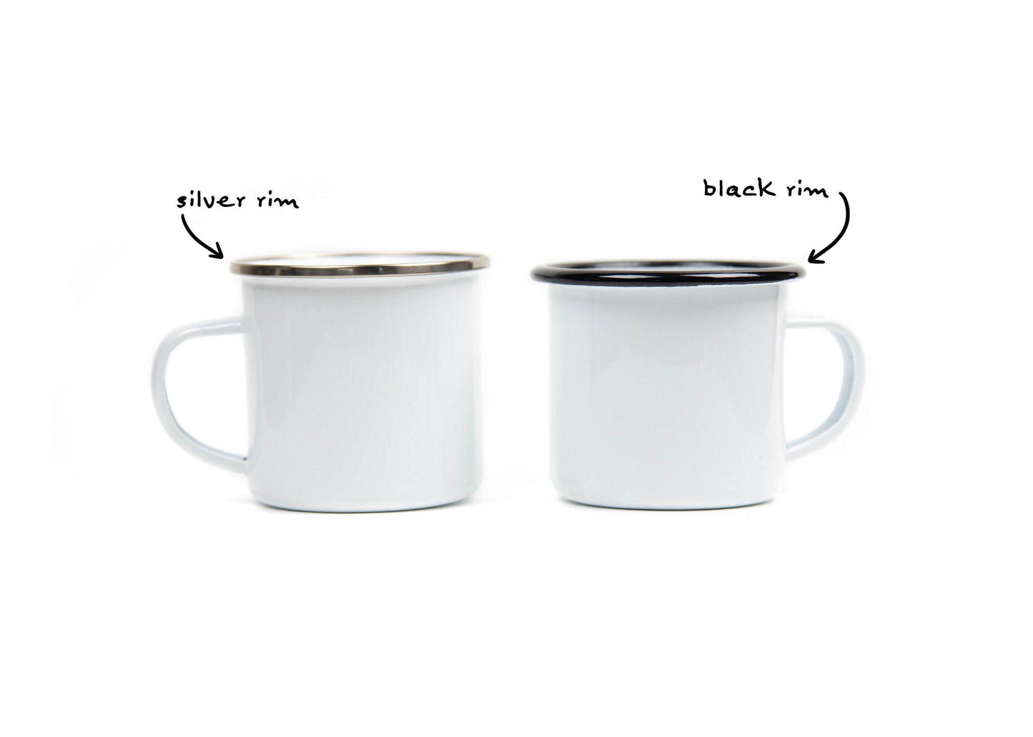 Bear and Mountains, Camping Mug- Black