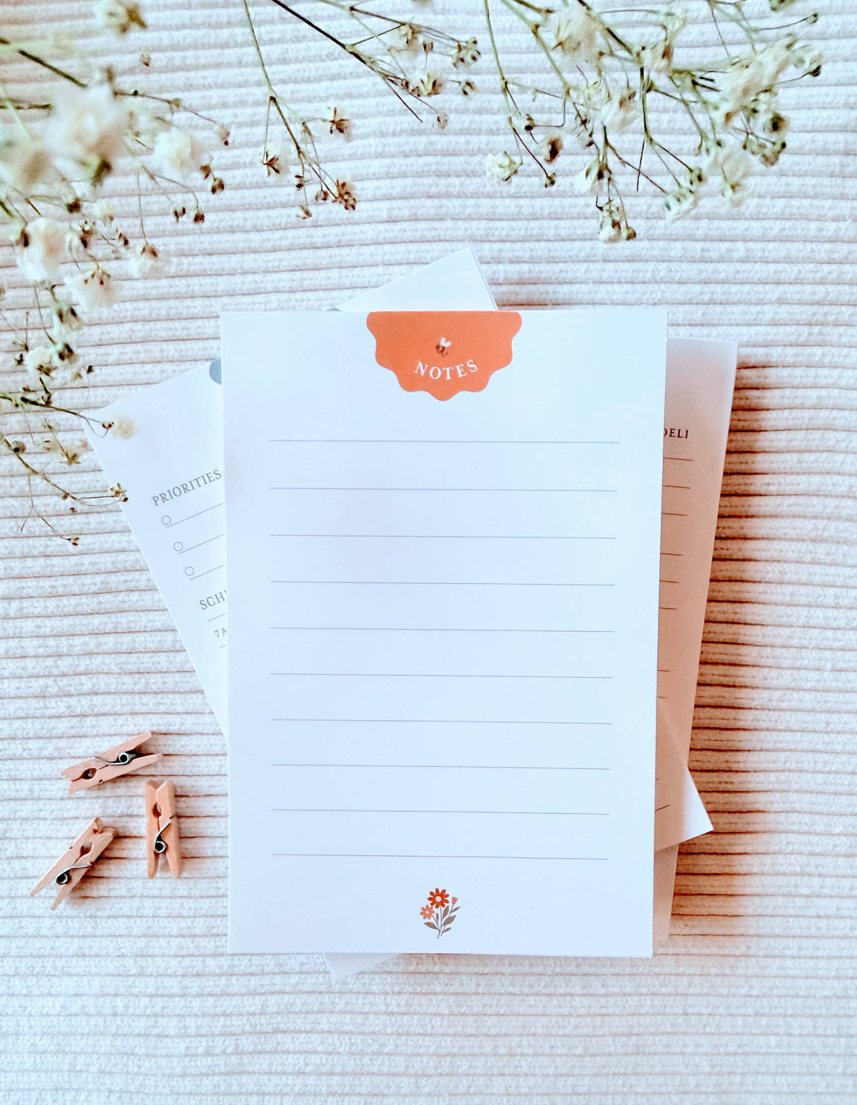 Notes Planner Notepad | Minimalist Notes