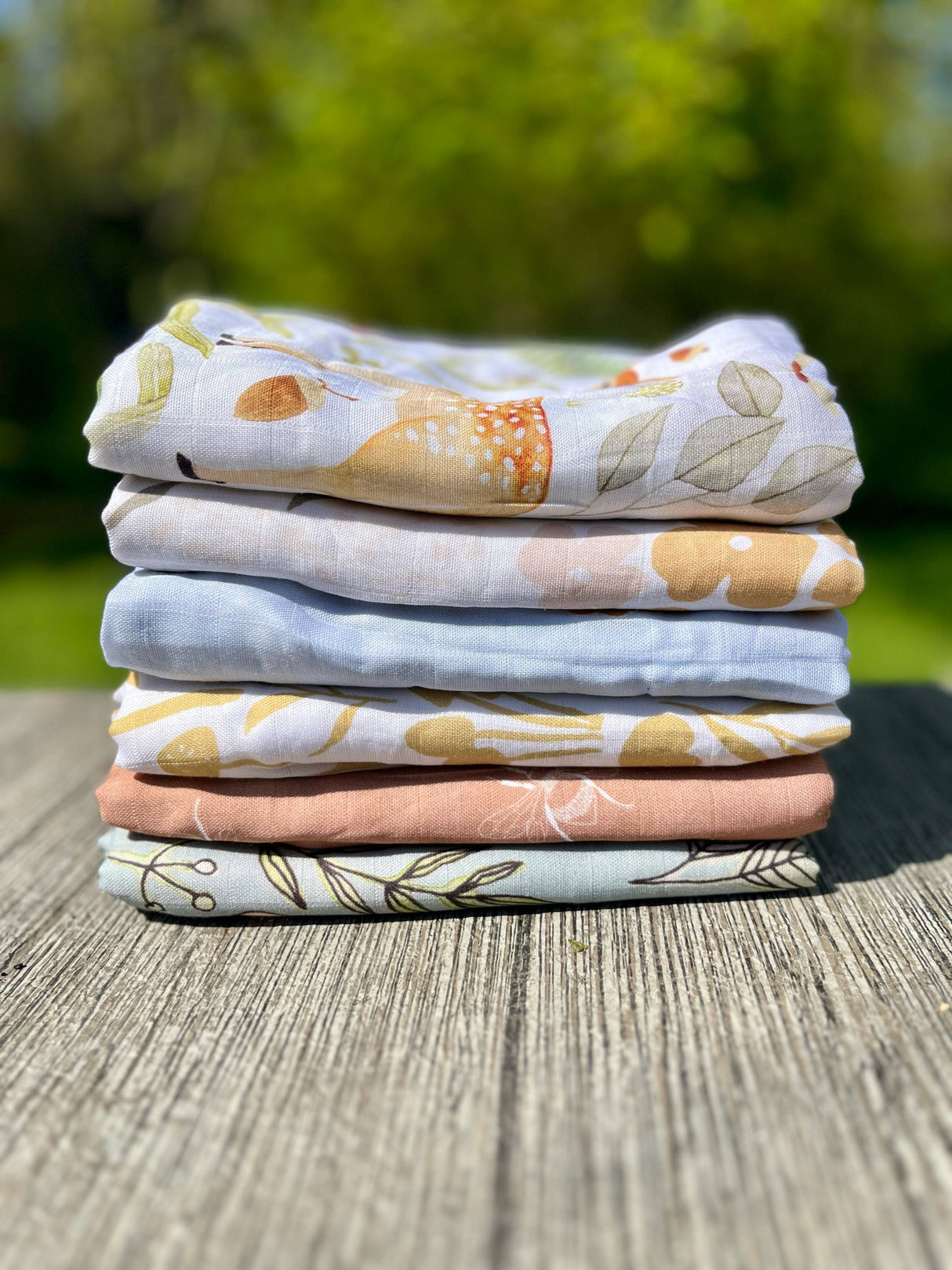 Floral Baby Blanket | Flower Muslin Swaddle Blanket