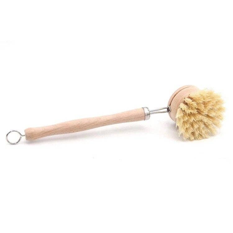 Bamboo Sisal Dish Brush - Zero Waste Kitchen Brush: Sisal Dish Brush