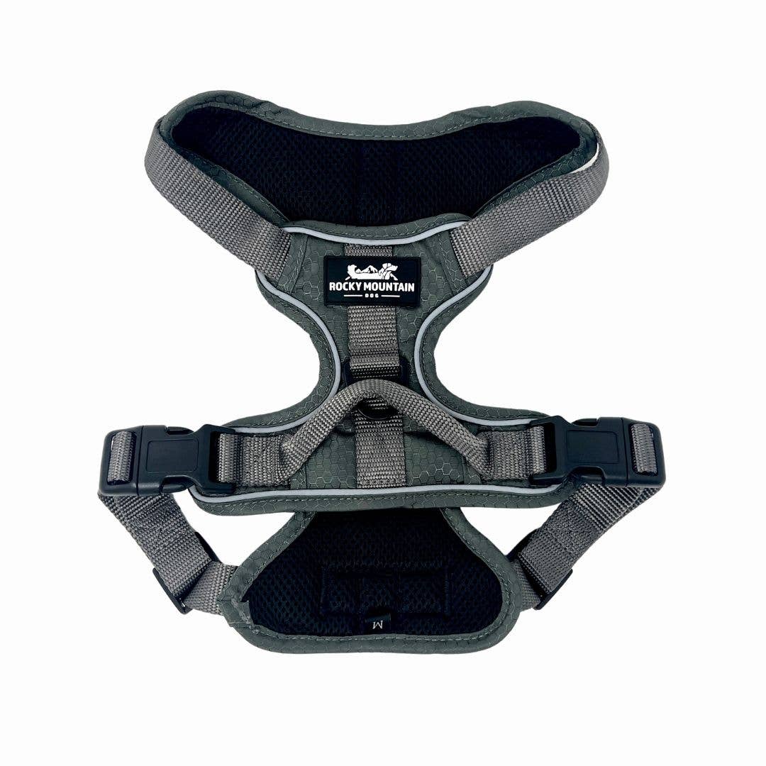All-Terrain Dog Harness – Summit, No-Pull: Grey