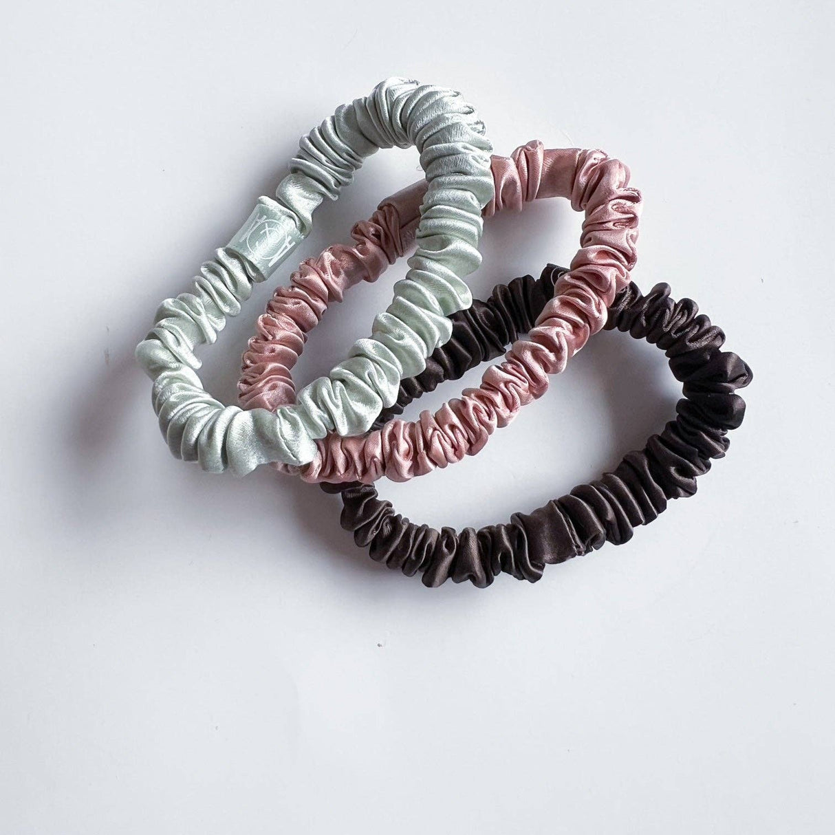 100% Silk Hair Tie Trio