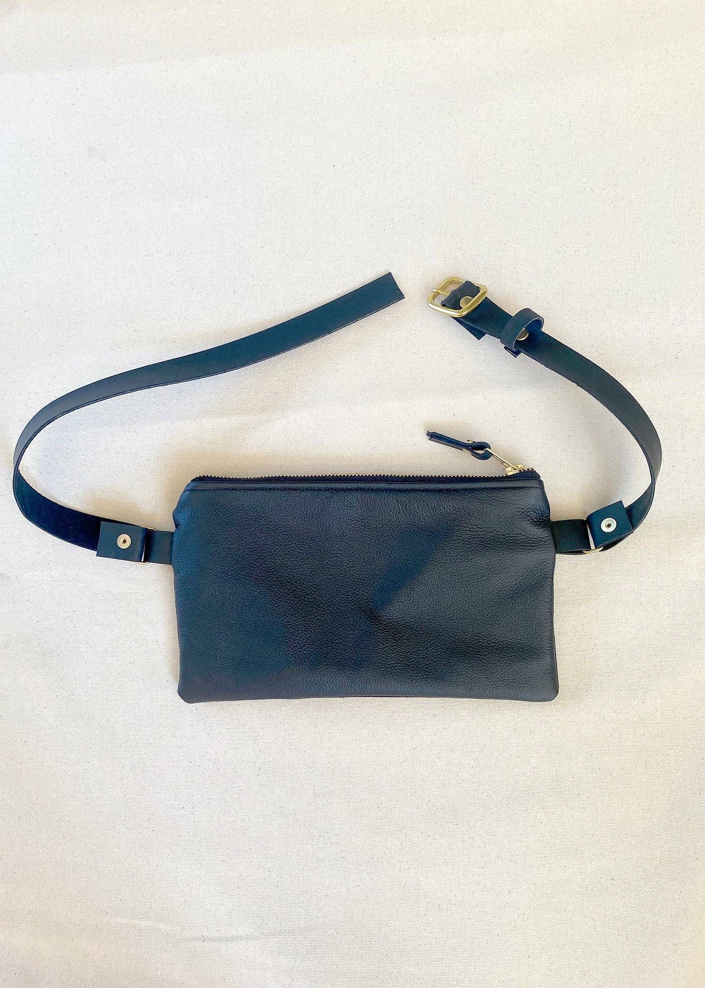 Handmade Leather Belt Bags - Rancho Arroyo Collection: SMALL