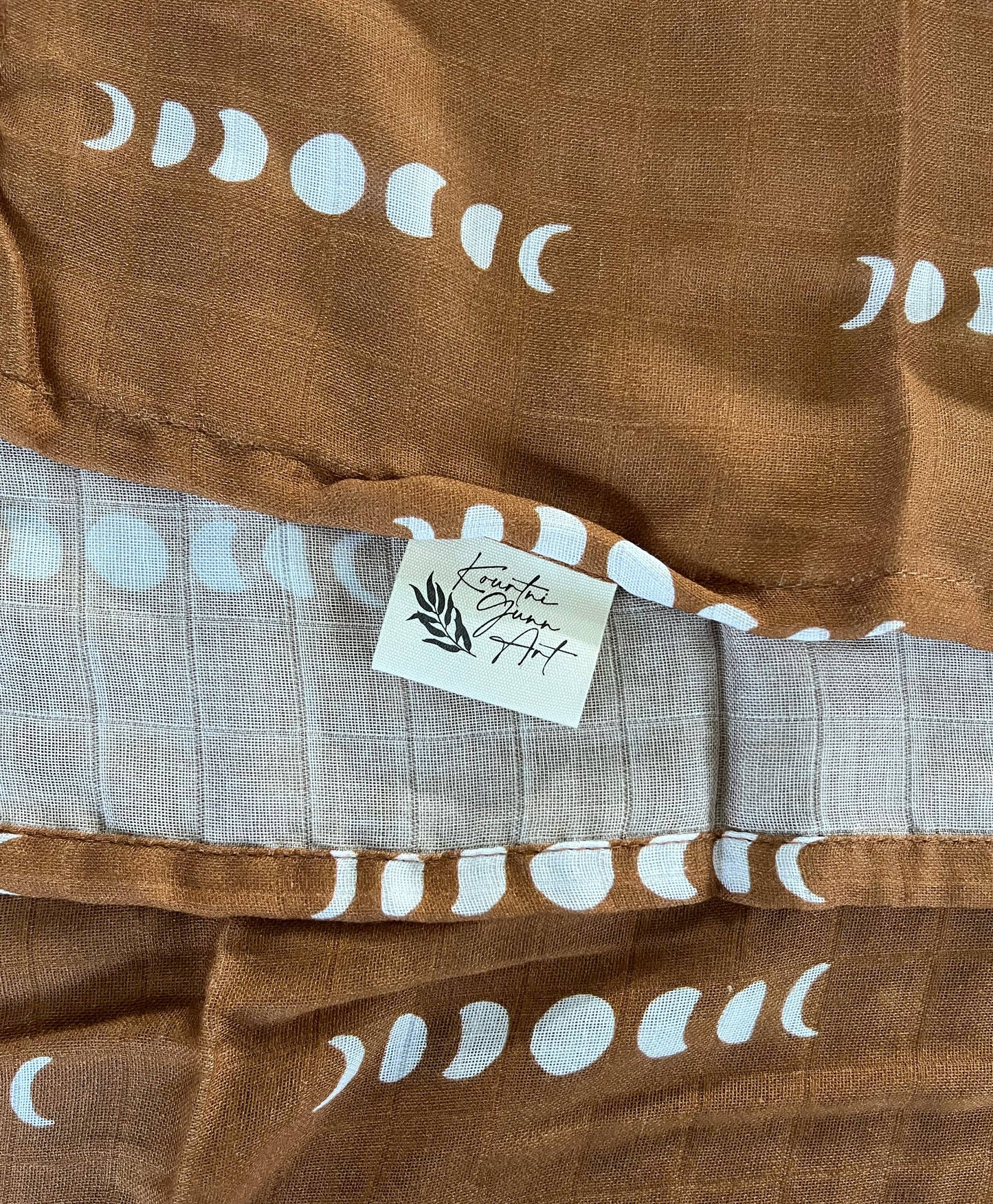 Moon Phases Swaddle Blanket