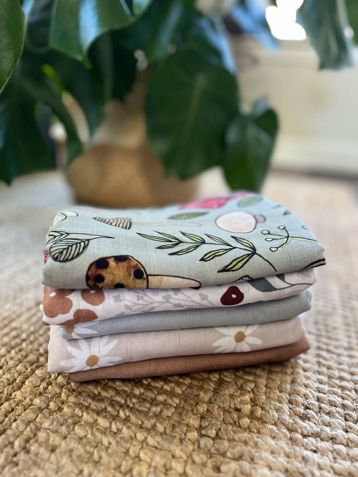 Mushroom Baby Blanket