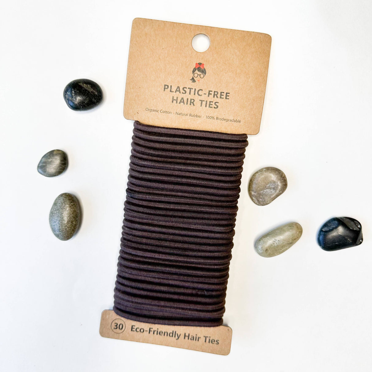 Organic Biodegradable Plastic Free Hair Ties