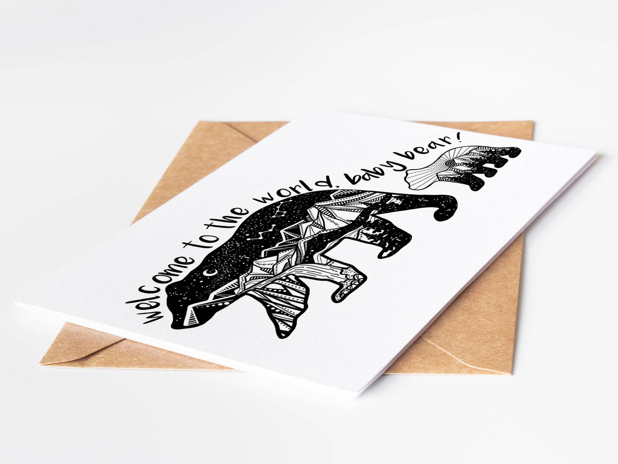 Welcome to the World, Baby Bear - Greeting Card