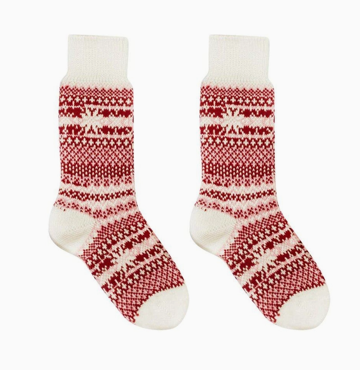 Nordic Socks Soft COZY™ Warm (Asenka - Cherry) - Unisex: Medium