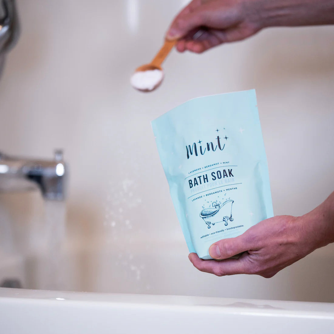 Mint Bath Soak Bag