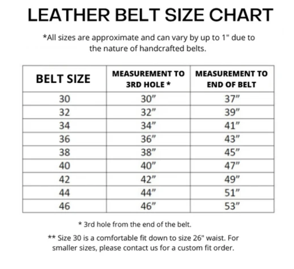 Tan Leather Belt